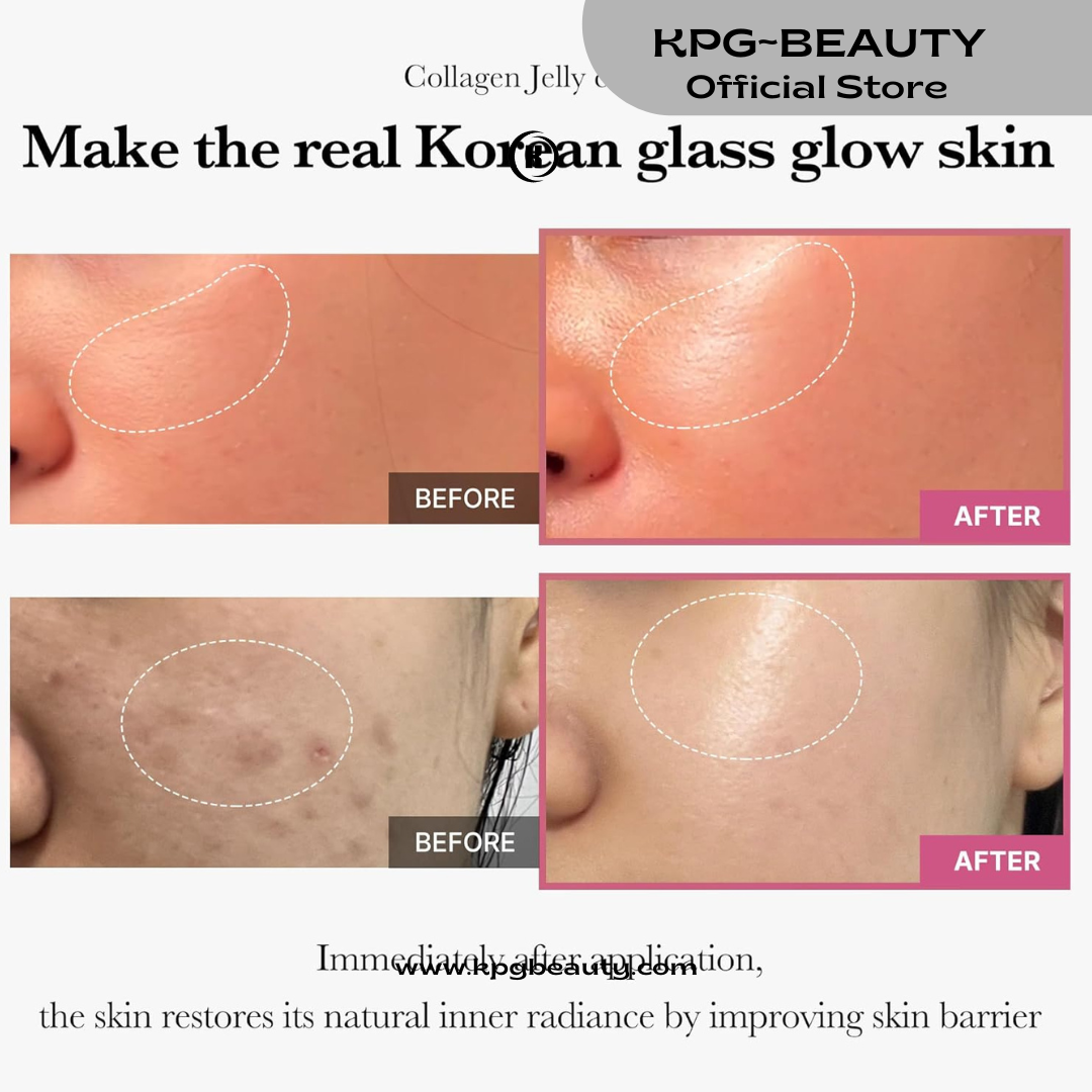 Medicube Collagen Jelly Cream- Niacinamide & Freeze-Dried Hydrolyzed Collagen - Boosts skin's barrier hydration and gives 24h Glow & Lifted Look - Korean skincare