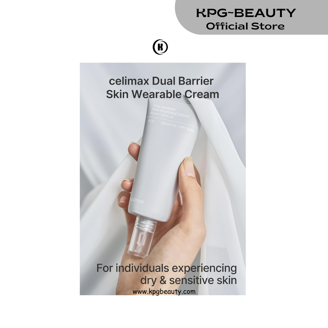 celimax Dual Barrier Skin Wearable Cream | Long Lasting Cream Face Moisturizer with Ceramides, Hyaluronic Acid, Moisturizing, Hydrating, Soothing, Repairing, Day & Night Cream, 50ml Celimax