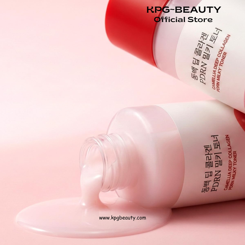 ROUND LAB Camellia Collagen PDRN Milky Toner 5.07 Fl Oz, Hydrating Elasticity-Boosting Glass Skin Toner with Low Molecular Collagen and Camellia Flower Extract, Milky Glow Texture, Korean Skincare Round Lab