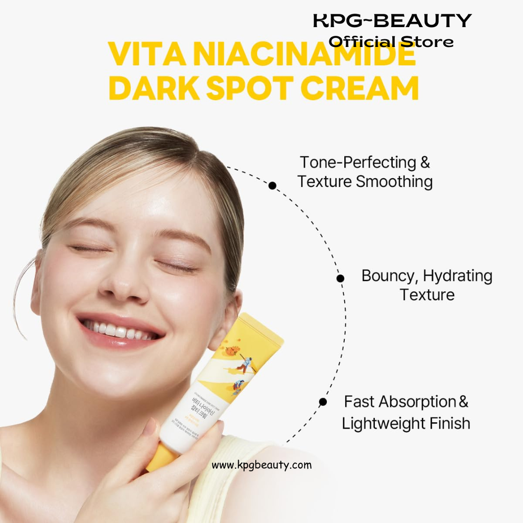 ROUND LAB Vita Niacinamide Dark Spot Cream 1.69 Fl Oz, Tone Clarity Moisturizer with Tranexamic Acid, and Vitamin Complex for Dark Spot Care, Uneven Skin Texture, and Skin Radiance, Korean Skincare Round Lab