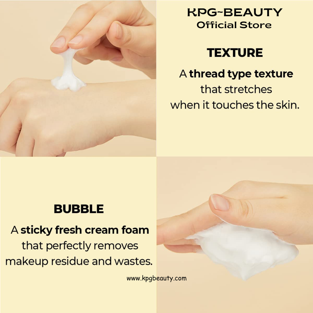 numbuzin No.2 Cleansing Foam | Deep Clean Fresh Cream Cleanser | Foam Cleanser, Gentle Exfoliation, Deep Cleansing, Natural Ingredients | Blackheads, Excess Oil, Dead Skin Cells | 120ml Numbuzin
