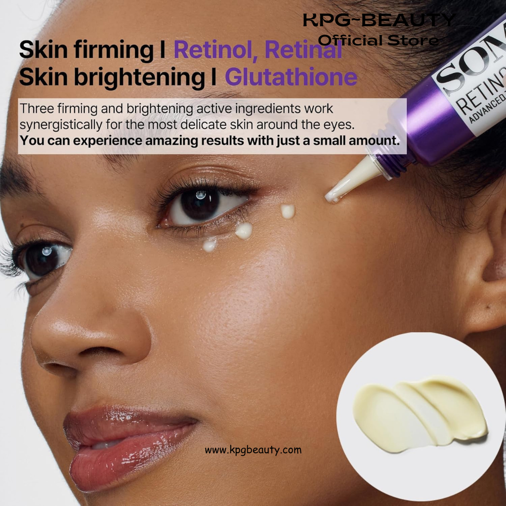 SOME BY MI Retinol Intense Advanced Triple Action Eye Cream – 1.01Oz, 30ml – Korean Retinol Under Eye Cream Anti Aging for Fine Lines – Brightens Dark Circles & Smooths Skin Texture – Korean Skin Care Some By MI