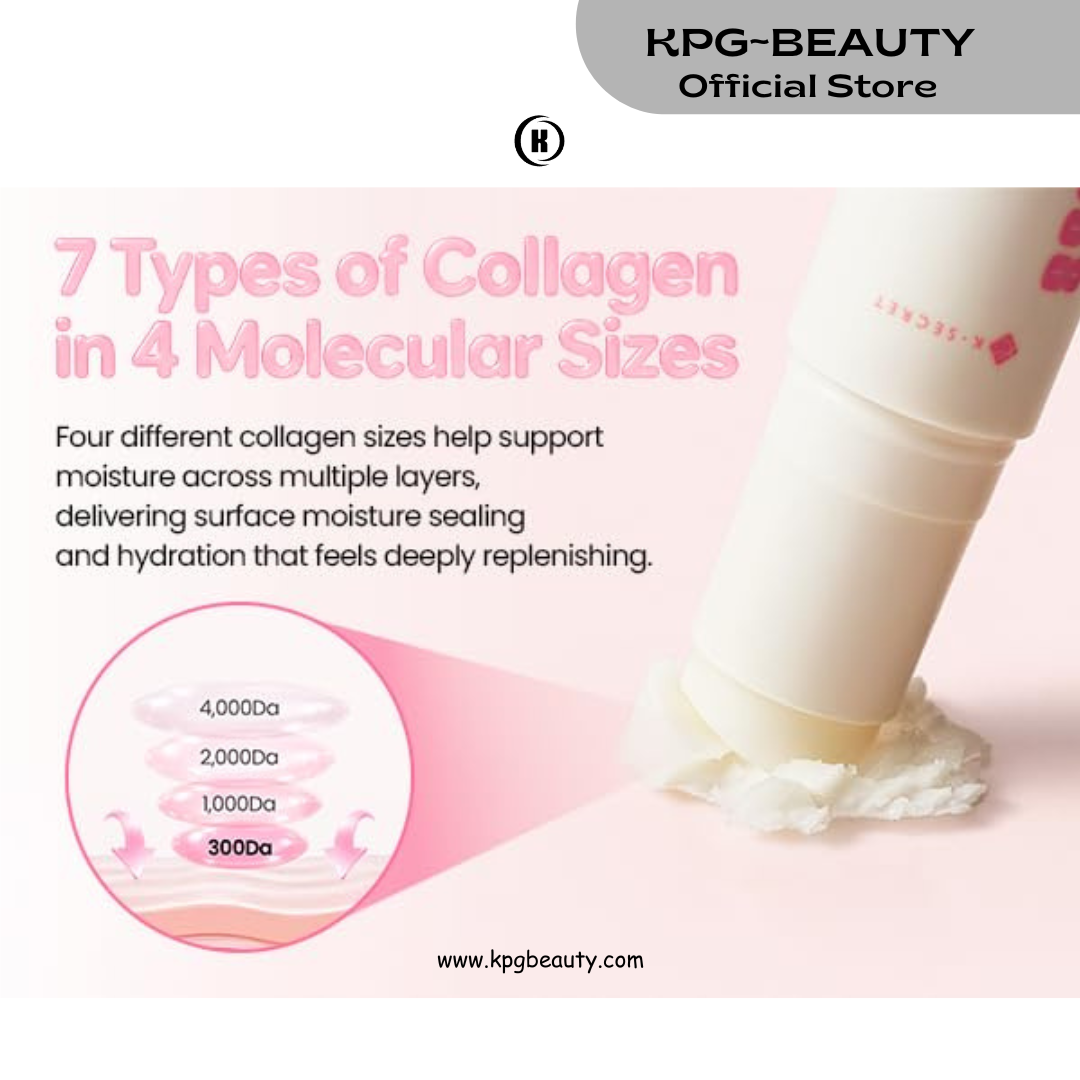 K-SECRET SEOUL 1988 Collagen Multi Balm – Formulated with 7-Type Collagen Complex and Plum | Multi-Area Balm Stick for Hydrated & Radiant Skin | Korean Skincare, 10.7g KSecret