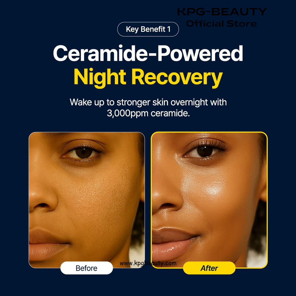 PURITO Luminous Ceramide Sleeping Pack | Overnight Recovery Cream with Five Ceramides for Dry & Sensitive Skin | Ceramide, Hydration Lock | Vegan & Cruelty-Free, Korean Skincare, 100mL Purito Seoul