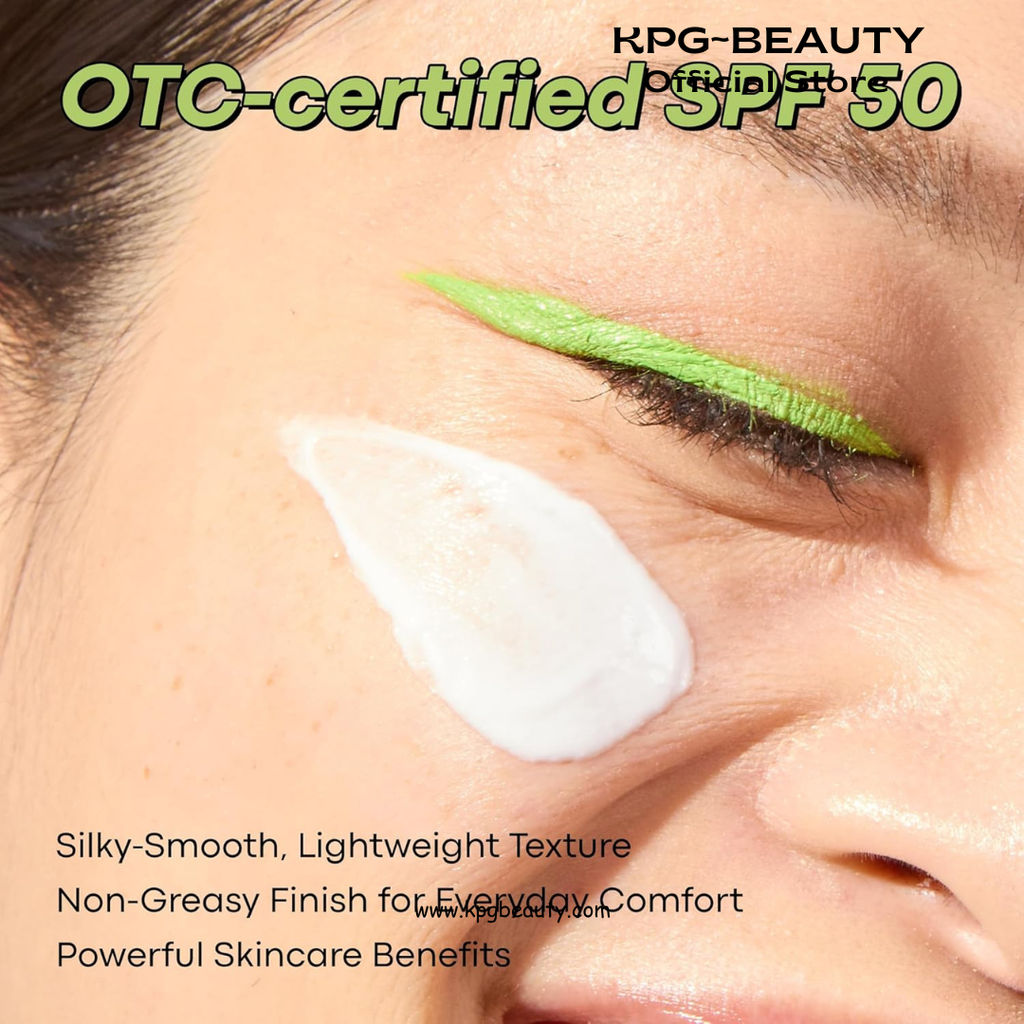TONYMOLY Green Tea Korean Sunscreen SPF 50+ PA++++ — No White Cast, Lightweight Face Sunscreen for All Skin Tones, Hydrating with Niacinamide, Panthenol & Hyaluronic Acid, 1.69 fl oz TonyMoly