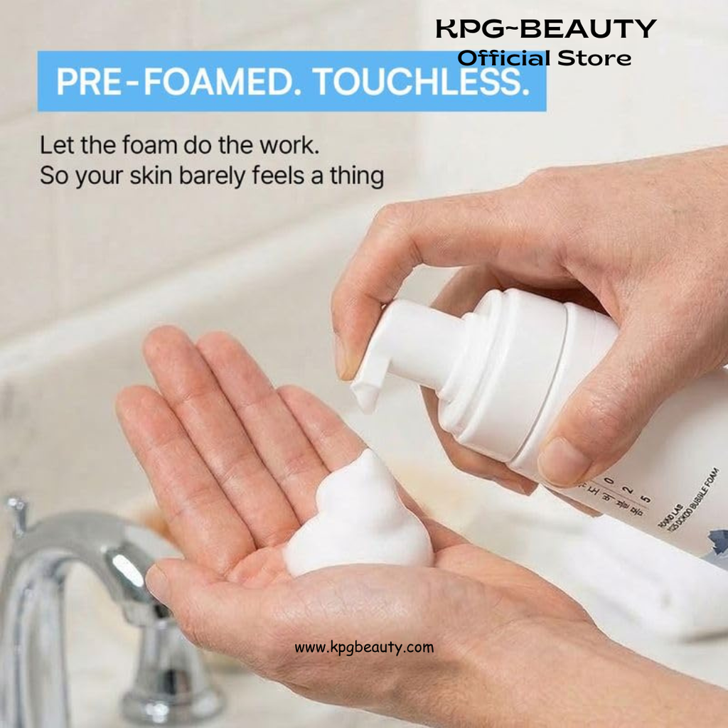 ROUND LAB 1025 Dokdo Bubble Foam Cleanser, Gentle Foaming Face Wash for Sensitive Skin, Low pH 5.5, Hydrating Korean Skincare, Panthenol & Deep Sea Water, Hypoallergenic, Fragrance-Free (5.07 Fl Oz) Round Lab