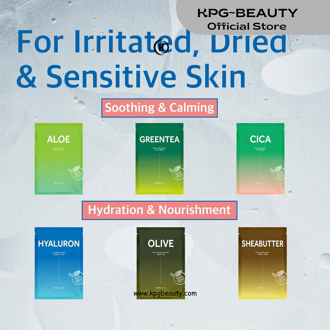 Barulab Premium The Clean Vegan Mask Vitamin C 1ea  Hydrating Moisturizing Soothing Exfoliating Anti-aging Illuminating Anti-blemish Nourishing Facial Beauty Sheet Mask for All Skin Types Korean Skincare  1 pcs KPG BEAUTY