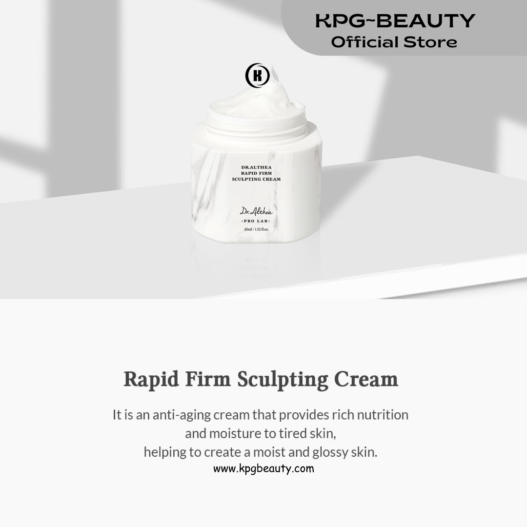Dr.Althea Rapid Firm Sculpting Cream | Repair Cream to Help With Skin Wrinkles | Radiance and Glass Skin | Vegan Korean Skin Care | 45 ML