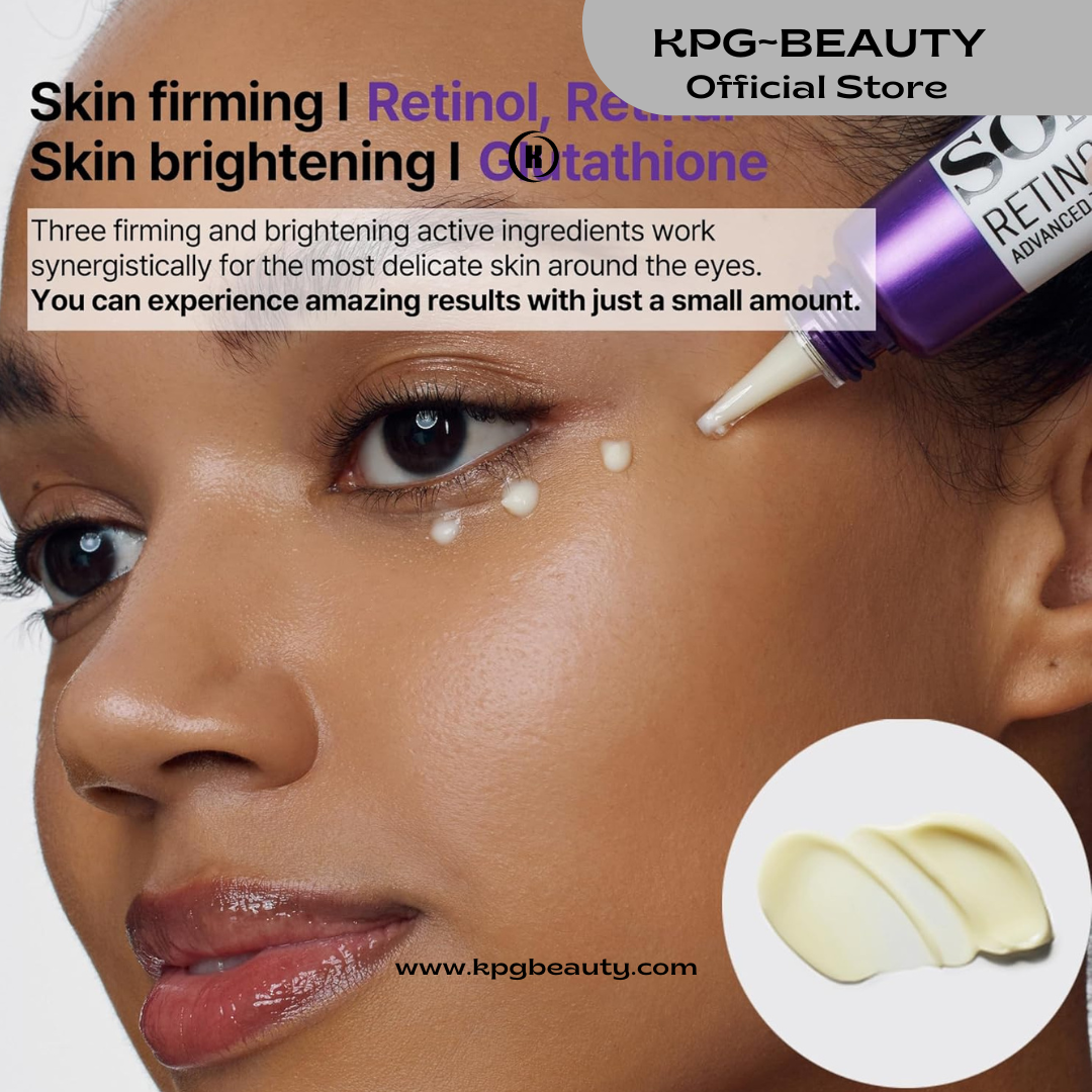SOME BY MI Retinol Intense Advanced Triple Action Eye Cream – 1.01Oz, 30ml – Korean Retinol Under Eye Cream Anti Aging for Fine Lines – Brightens Dark Circles & Smooths Skin Texture – Korean Skin Care