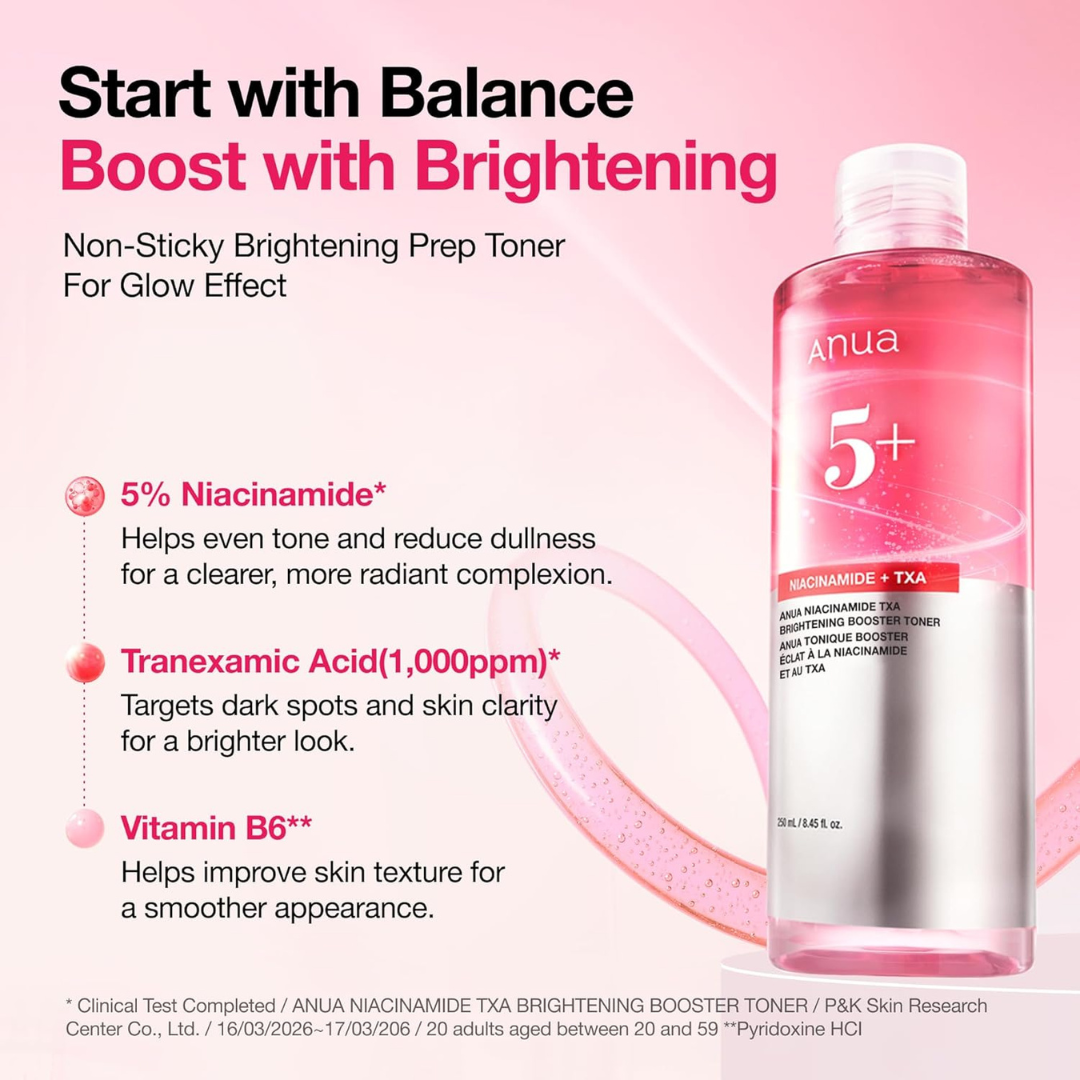 ANUA Niacinamide Tranexamic Acid Brightening Booster Toner 250ml KPG BEAUTY Anua
