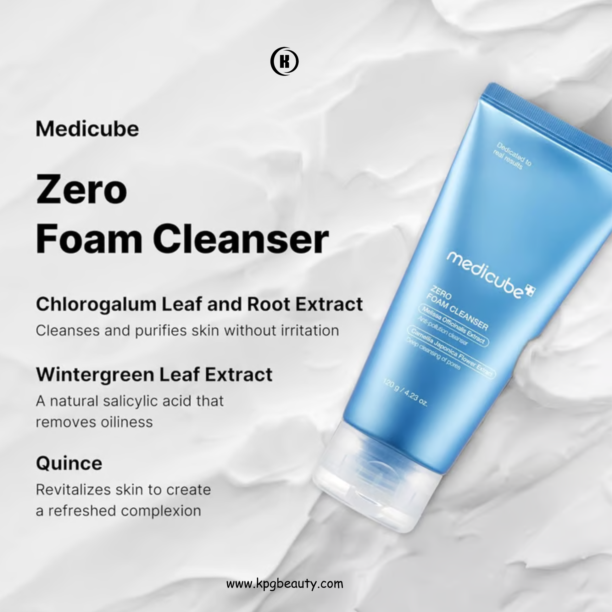 Medicube Zero Foam Cleanser for Sensitive Skin - Sebum Control, Moisture Balance, and Pore Minimization | Korean Skincare