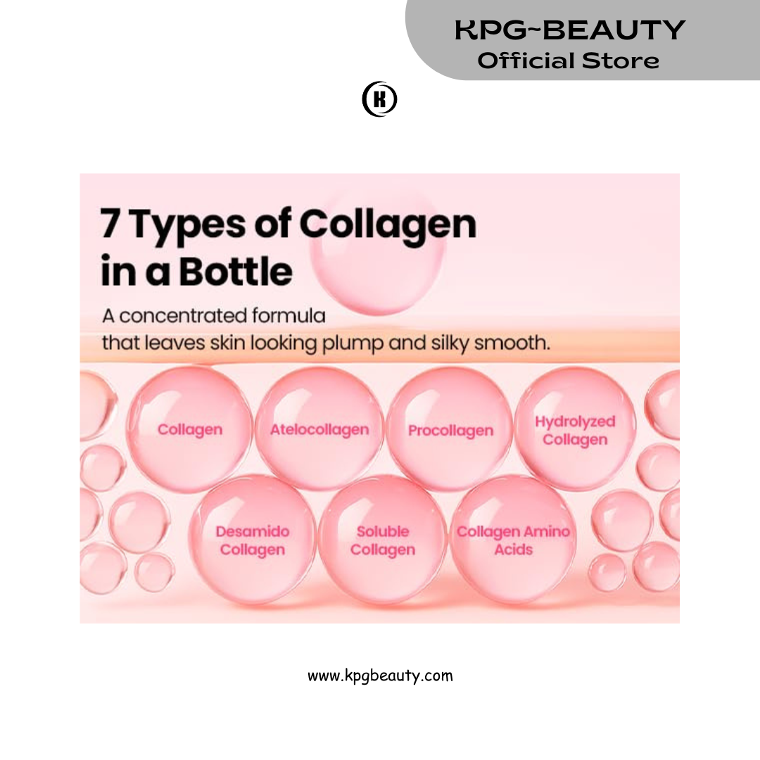 K-SECRET SEOUL 1988 Collagen Boosting Serum – Formulated with 7-Type Collagen Complex and Red Ginseng | for Deeply Hydrated, Radiant Skin | Korean Skincare, 30ml KSecret