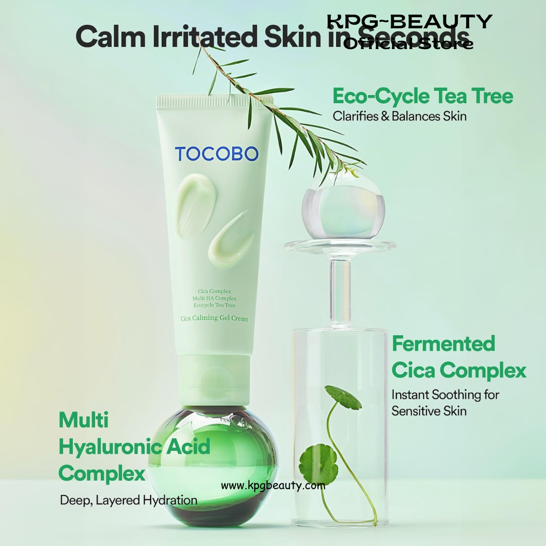 TOCOBO KOREAN SKINCARE CICA CALMING GEL CREAM 75ml Tocobo