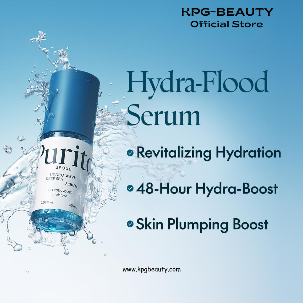 PURITO Deep Sea Serum | Deep Sea Water 66% + Marine Complex + Snow Mushirooms | Facial Serum | for Hydration, Skin Plumping | Lightweight & Non-Greasy Texture | Korean skincare, 60mL Purito Seoul