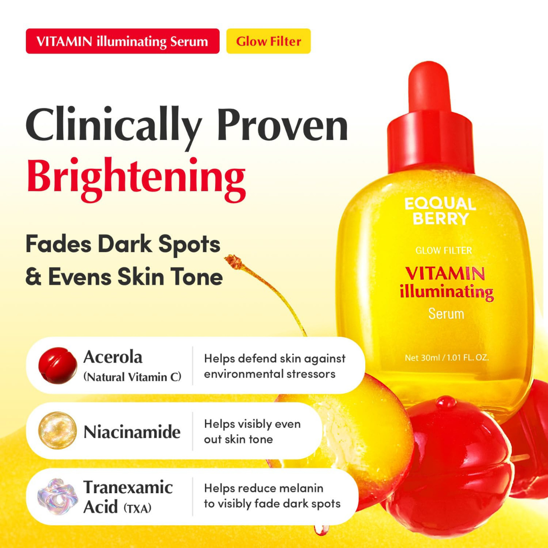 EQQUALBERRY Vitamin Illuminating Serum 30ml KPG BEAUTY EQQUALBERRY
