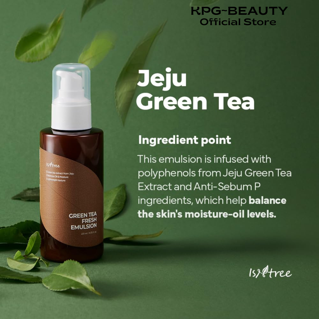 IsNtree Green Tea Fresh Emulsion, (120 ml) ISNTREE