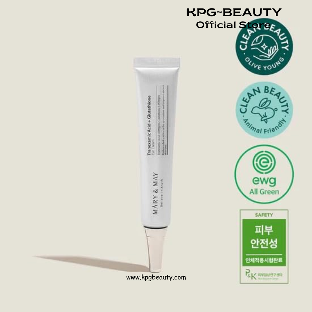 Mary & May Eye Cream Set 3-in-1 Anti-Dark Circle, Anti-Wrinkle, Brightening Under Eye Treatment for Puffy Eyes & Fine Lines with Glutathione Mary & May