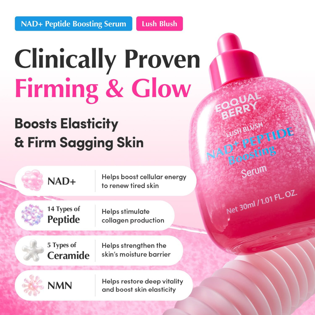 EQQUALBERRY NAD+ Peptide Boosting Serum 30ml KPG BEAUTY EQQUALBERRY