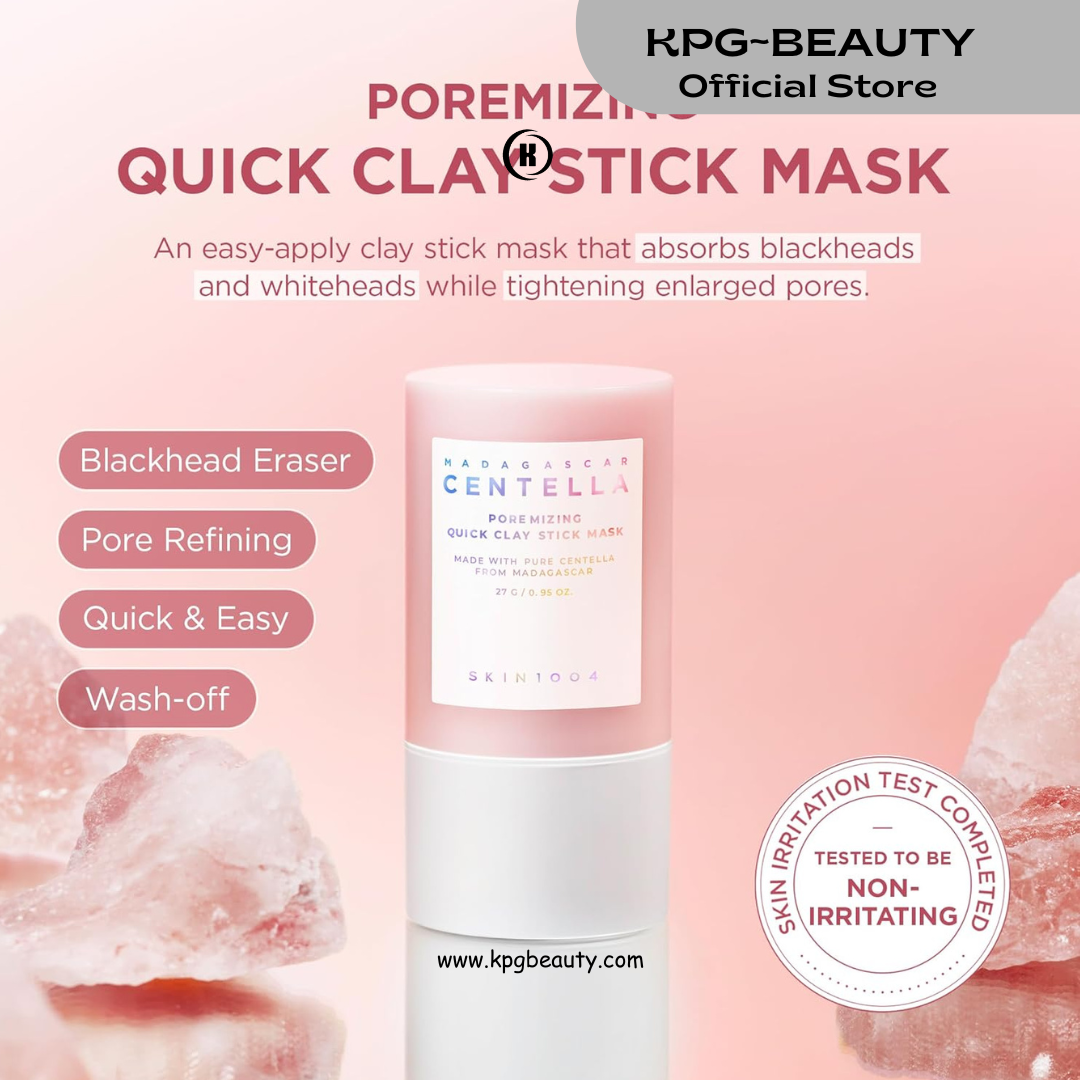 SKIN1004 Madagascar Centella Pore | Tightening Clay Stick Mask with Red Bean & 5 Clays, 27g KPG BEAUTY