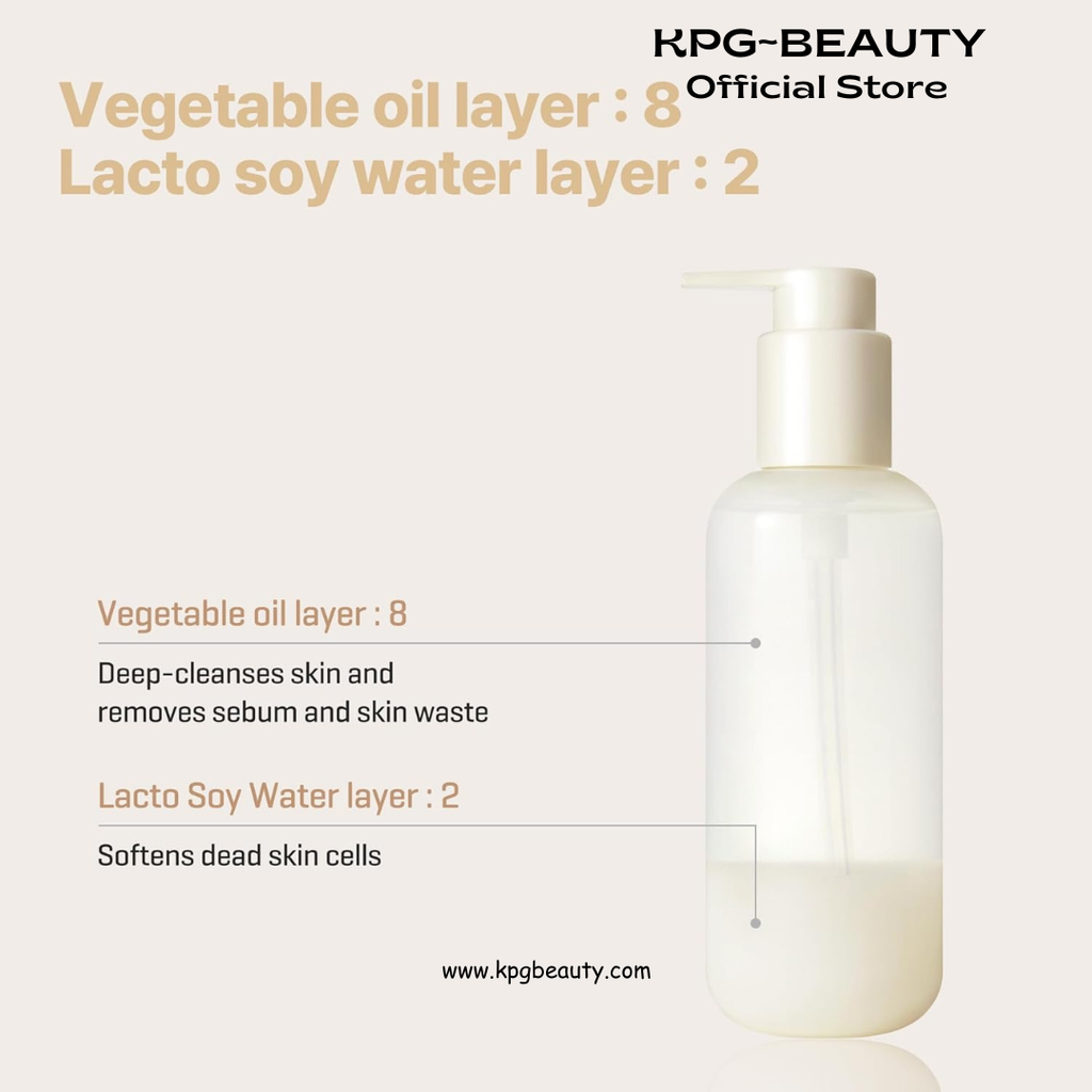 SOME BY MI Lacto Soy Sebum & Blackhead Cleansing Oil – 6.76oz, 200ml – Korean Vegan Makeup-Removing Oil Cleanser with Soybean Extract & Serine – Deep Cleansing for Blackheads & Pore – Korean Skin Care Some By MI