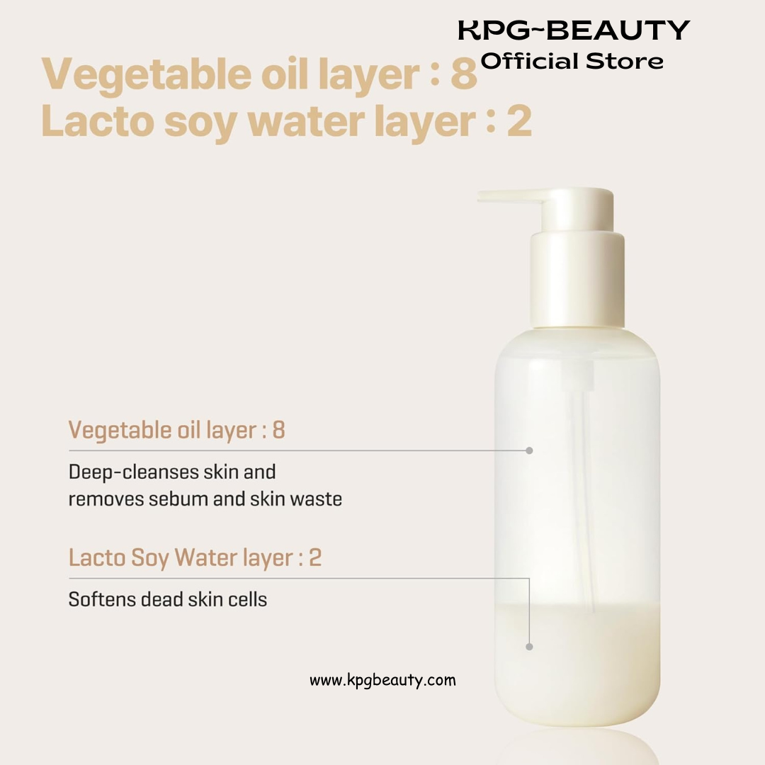 SOME BY MI Lacto Soy Sebum & Blackhead Cleansing Oil – 6.76oz, 200ml – Korean Vegan Makeup-Removing Oil Cleanser with Soybean Extract & Serine – Deep Cleansing for Blackheads & Pore – Korean Skin Care Some By MI