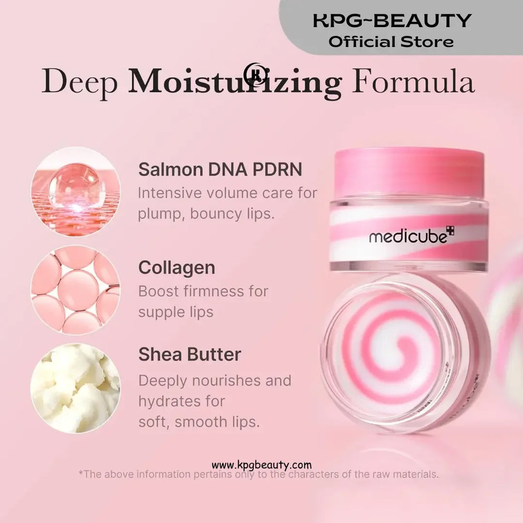 Medicube PDRN lip sleeping mask glow balm | Salmon PDRN, Collagen,10 grams KPG Beauty Medicube