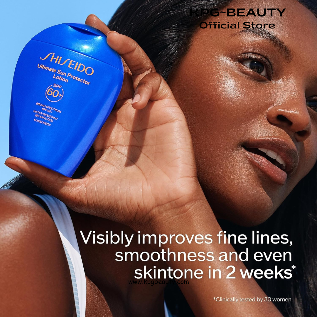 Shiseido Ultimate Sun Protector Lotion - Invisible Broad-Spectrum Sunscreen for Face & Body - Lightweight Formula - All Skin Types KPGBEAUTY