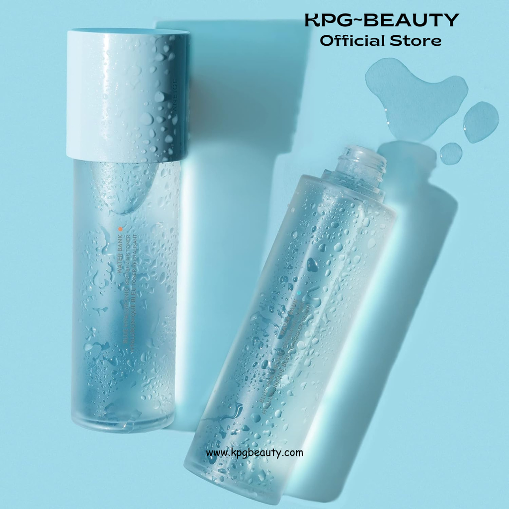 LANEIGE Water Bank Blue Hyaluronic Exfoliating Toner 160ML: Gentle PHA Toner to Smooth, Soften, & Deeply Hydrate Skin LANEIGE