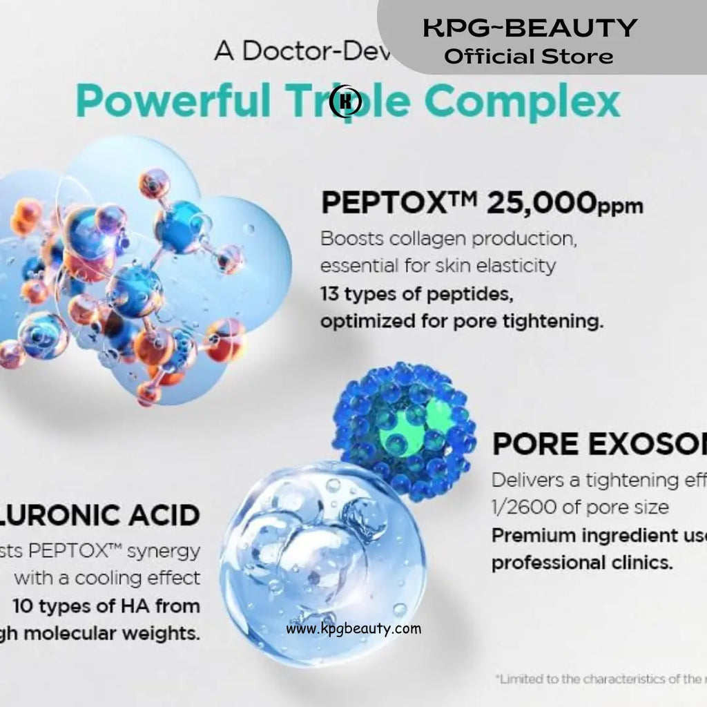 Dr.nineteen V.Peptox Jelly Tonerㅣ13 Peptides 25,000ppm + 10 Hyaluronic Acid(HA) + ExosomeㅣEssence Toner for Pore Tightening & CoolingㅣK-Skincare 150 ML KPG BEAUTY Dr.nineteen