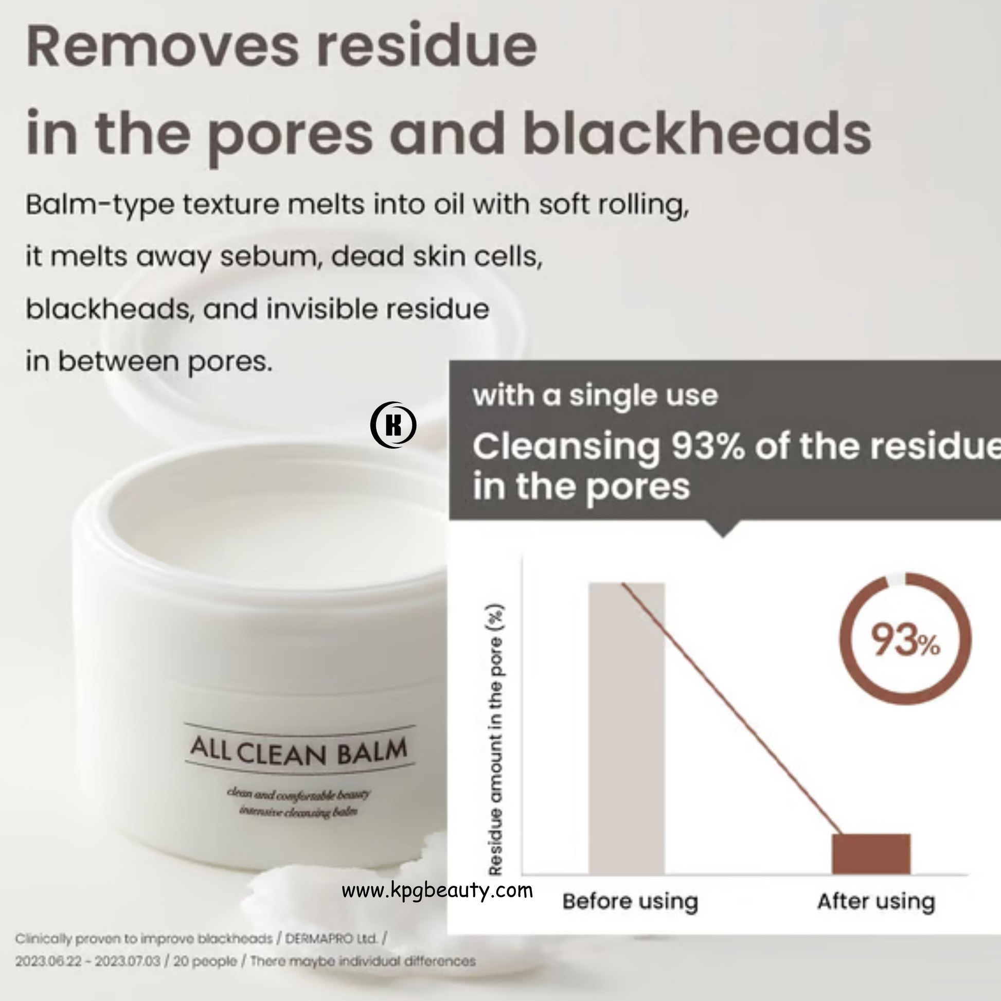 HEIMISH All Clean Balm - Cleansing Balm, Waterproof Makeup Remover, Face Cleanser, Oil Based Cleanser, Korean Skincare with Natural Aroma Oil, Vegan, For All Skin Types, 4.0fl.oz/120ml