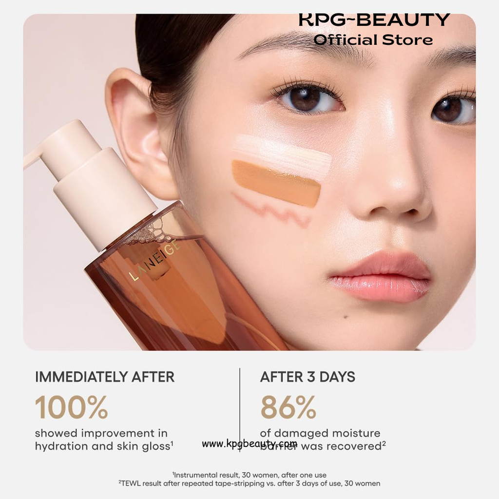 LANEIGE Perfect Renew Nourishing Oil-to-Foam Cleanser 200ml: 2-in-1 Anti-Aging Face Wash for a Radiant Glow to Remove Makeup, Sunscreen, & Impurities LANEIGE