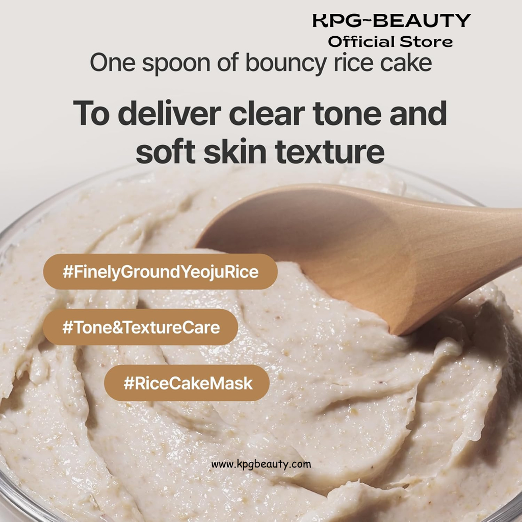 I'm From Rice Mask, Soft Exfoliating Wash-Off Rice Mask, Glass&Dewy, Hydration, Korean Skin Care  70gm IAM FROM