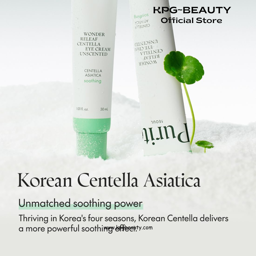 PURITO Centella Unscented Eye Cream, Korean Centella, for Sensitive Skin, Soothing, Facial Eye Cream for face, Dark Circles, Wrinkles, Puffiness, K-Beauty, Vegan & Cruelty-Free, 30ml 1fl.oz Purito Seoul
