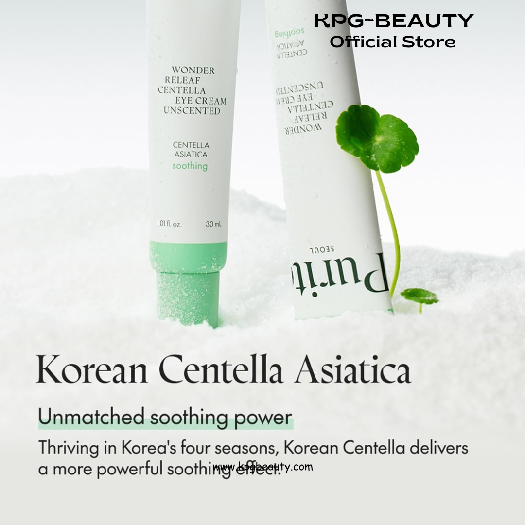 PURITO Centella Unscented Eye Cream, Korean Centella, for Sensitive Skin, Soothing, Facial Eye Cream for face, Dark Circles, Wrinkles, Puffiness, K-Beauty, Vegan & Cruelty-Free, 30ml 1fl.oz Purito Seoul