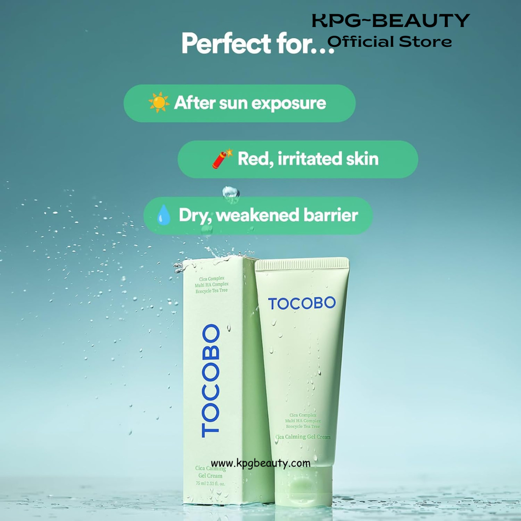 TOCOBO KOREAN SKINCARE CICA CALMING GEL CREAM 75ml Tocobo