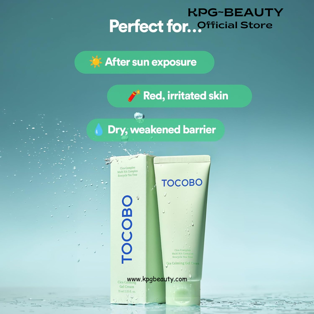 TOCOBO KOREAN SKINCARE CICA CALMING GEL CREAM 75ml Tocobo