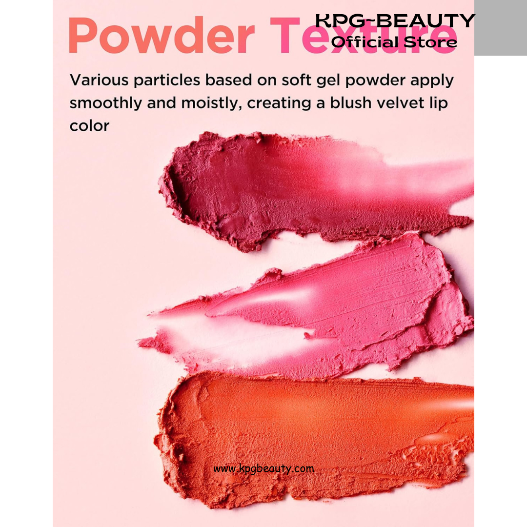 TOCOBO Powder Cream Lip Balm – Vegan Korean Soft Matte Lipstick Balm for Velvet Finish - Moisturizing & Blurring Effect – Lightweight Powdery Texture, Rose Burn, 0.12oz. Tocobo