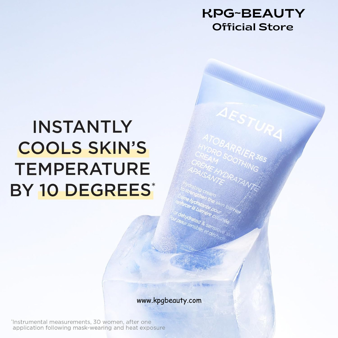 AESTURA ATOBARRIER365 Hydro Soothing Gel Cream Moisturizer with Ceramides for Moisture Barrier Repair | Lightweight Hydration, Instant Cooling, Suitable for Sensitive Skin, 60ML AESTURA