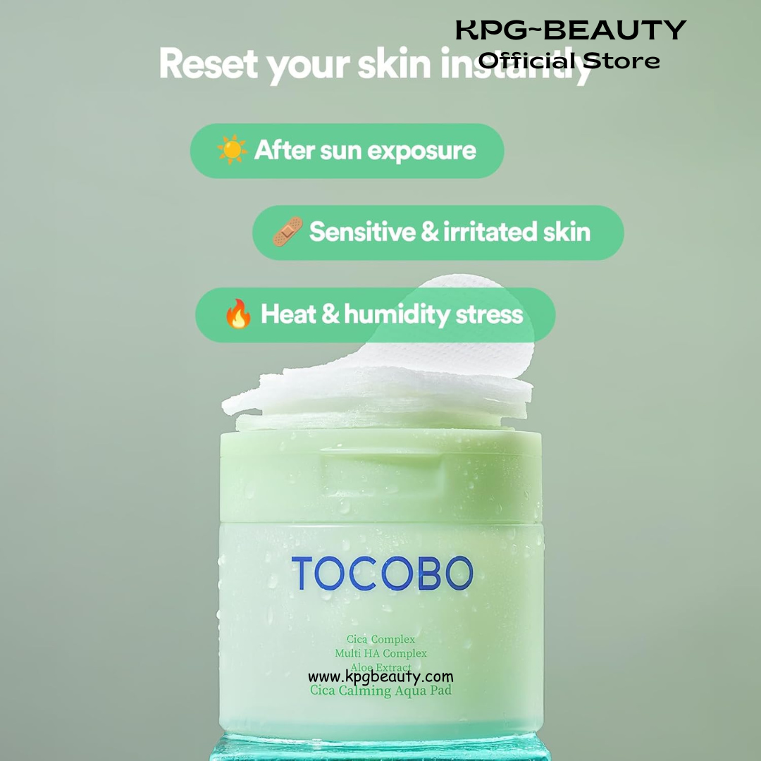 TOCOCO Korean Skincare CICA Calming Aqua PAD Tocobo