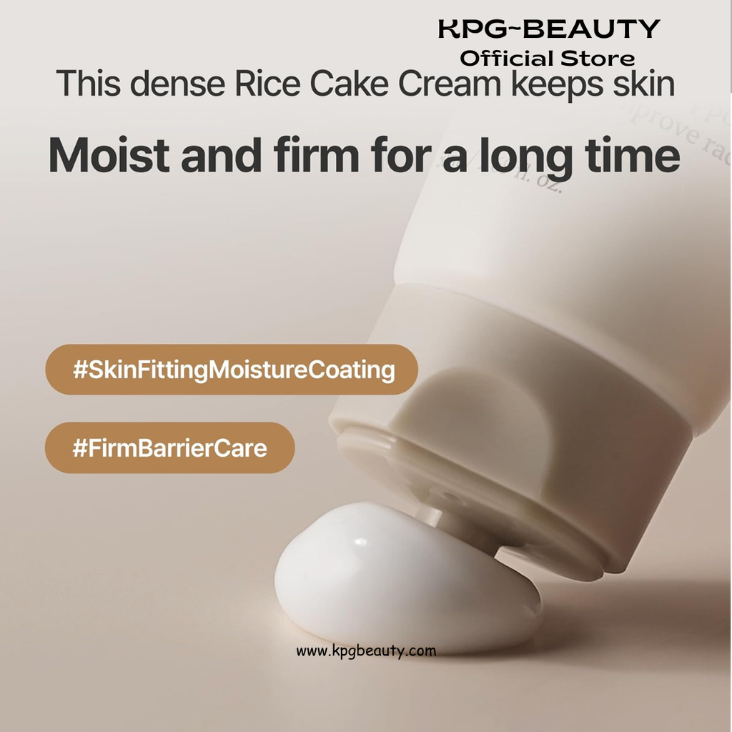 I’m From Rice Cream, Hydrating Face Moisturizer with Rice Water & Ceramide, Lightweight Barrier Cream for Dry & Combination Skin, Korean Skincare 50ml IAM FROM
