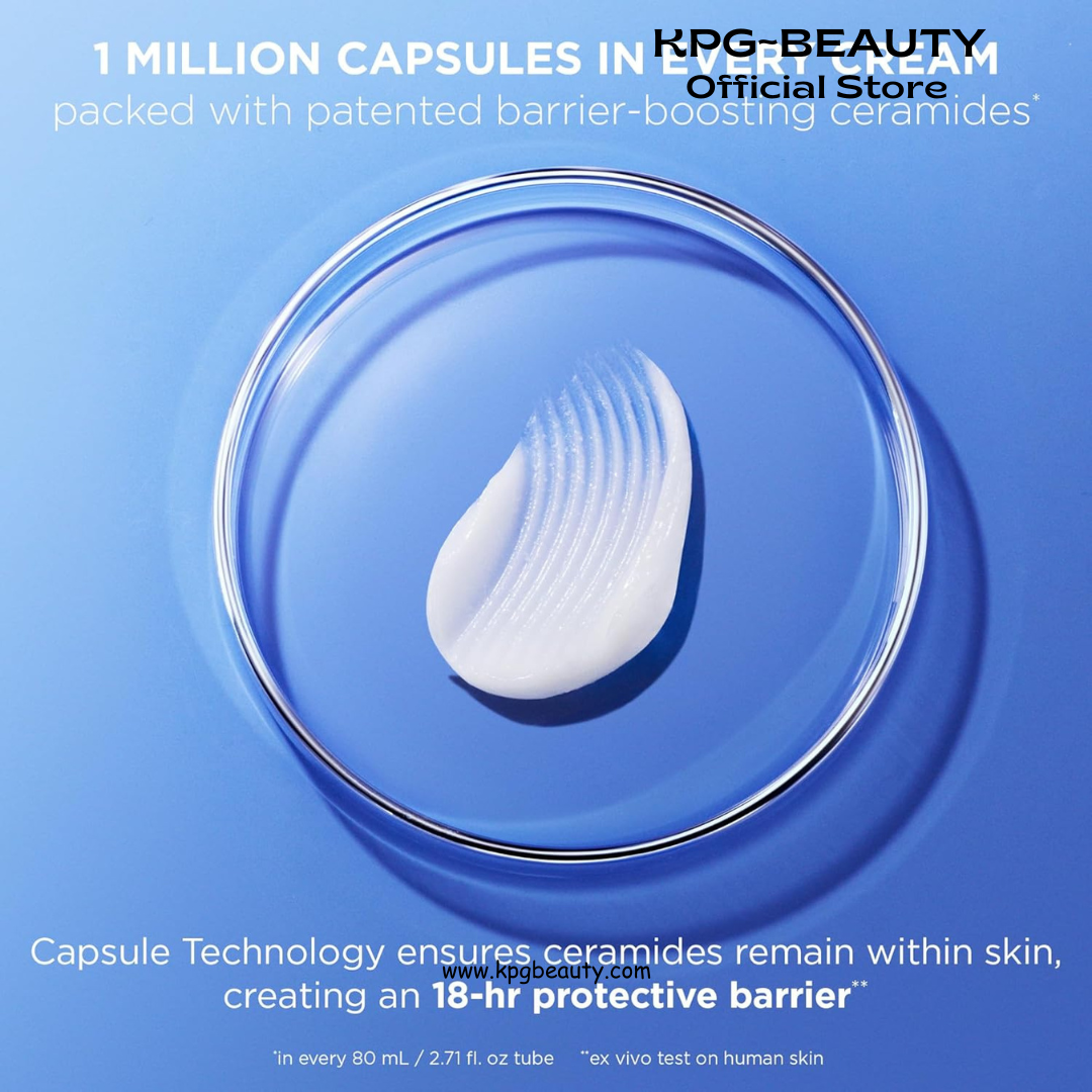 AESTURA ATOBARRIER365 Cream with Ceramides, Korean Face Moisturizer for Barrier Repair | 120H lasting Hydration, Ceramide Capsules, Dry & Sensitive Skin, Non-comedogenic, 80 mL AESTURA
