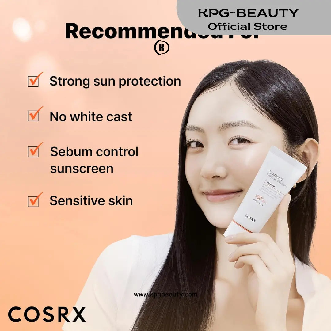 COSRX Vitamin E Vitalizing Sunscreen SPF 50+ KPG BEAUTY COSRX