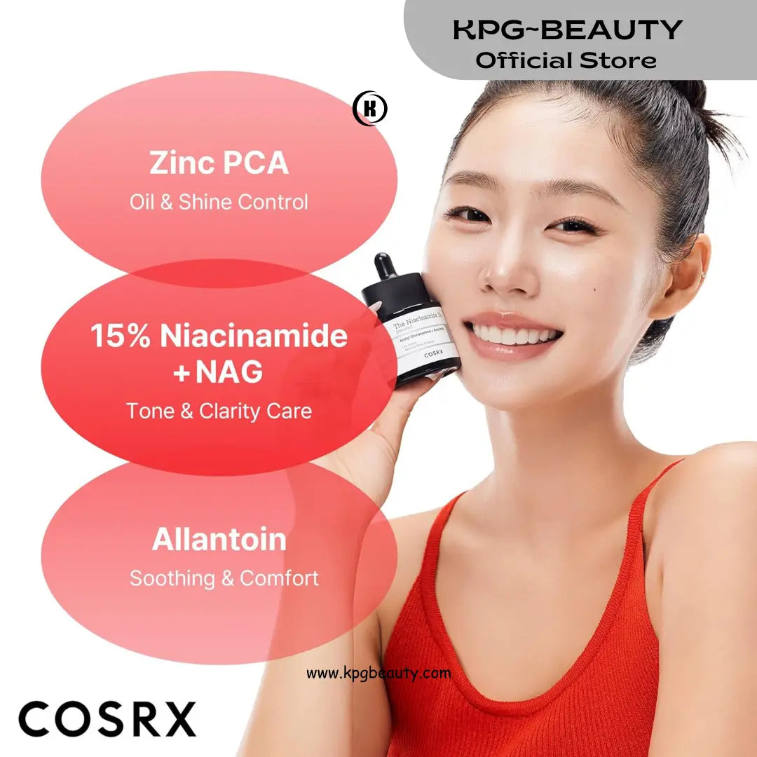 COSRX 15% Niacinamide Face Serum, 0.67 fl oz, Pore Minimizer Serum for Face, Even Skin Tone, Korean Skin Care KPG BEAUTY COSRX