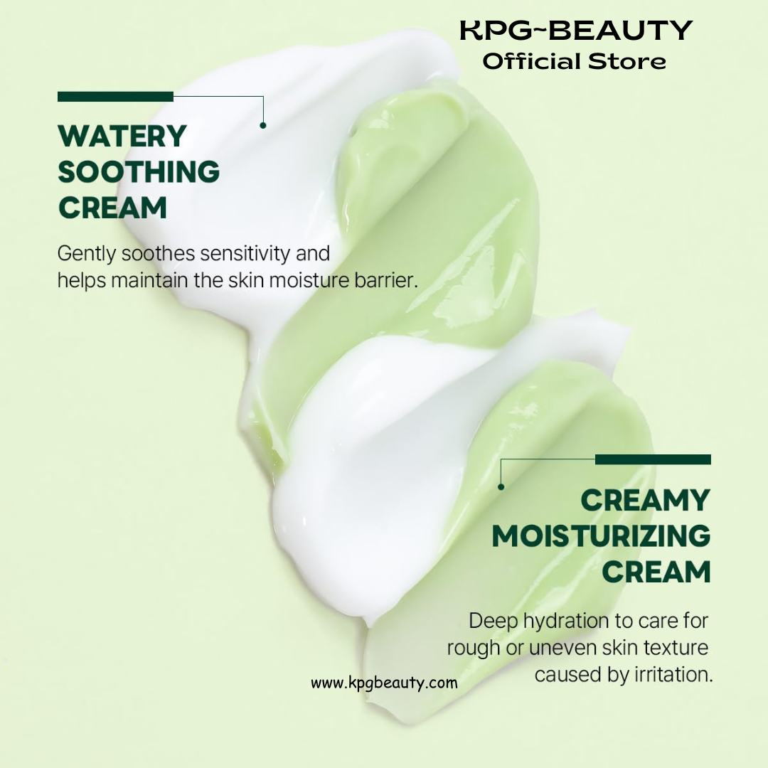 ROUND LAB Pine Cica Calming Cream Plus 60ml – Dual-Texture Soothing Cream for Blemish Care, Acne-Prone Skin Safe, Sebum & Oil Control, Intensive Calming, Strengthens Skin Barrier, Clear & Calm Finish Round Lab
