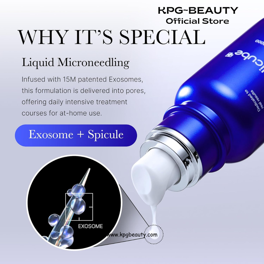 medicube Exosome Shot Zero 7,500 PPM Spicule Facial Serum | Liquid Skin Booster Serum | Exosome, AHA+BHA+PHA | Pore Care, Dead Skin Cells, Skin Texture | Korean Skincare, 1.01 fl.oz Medicube