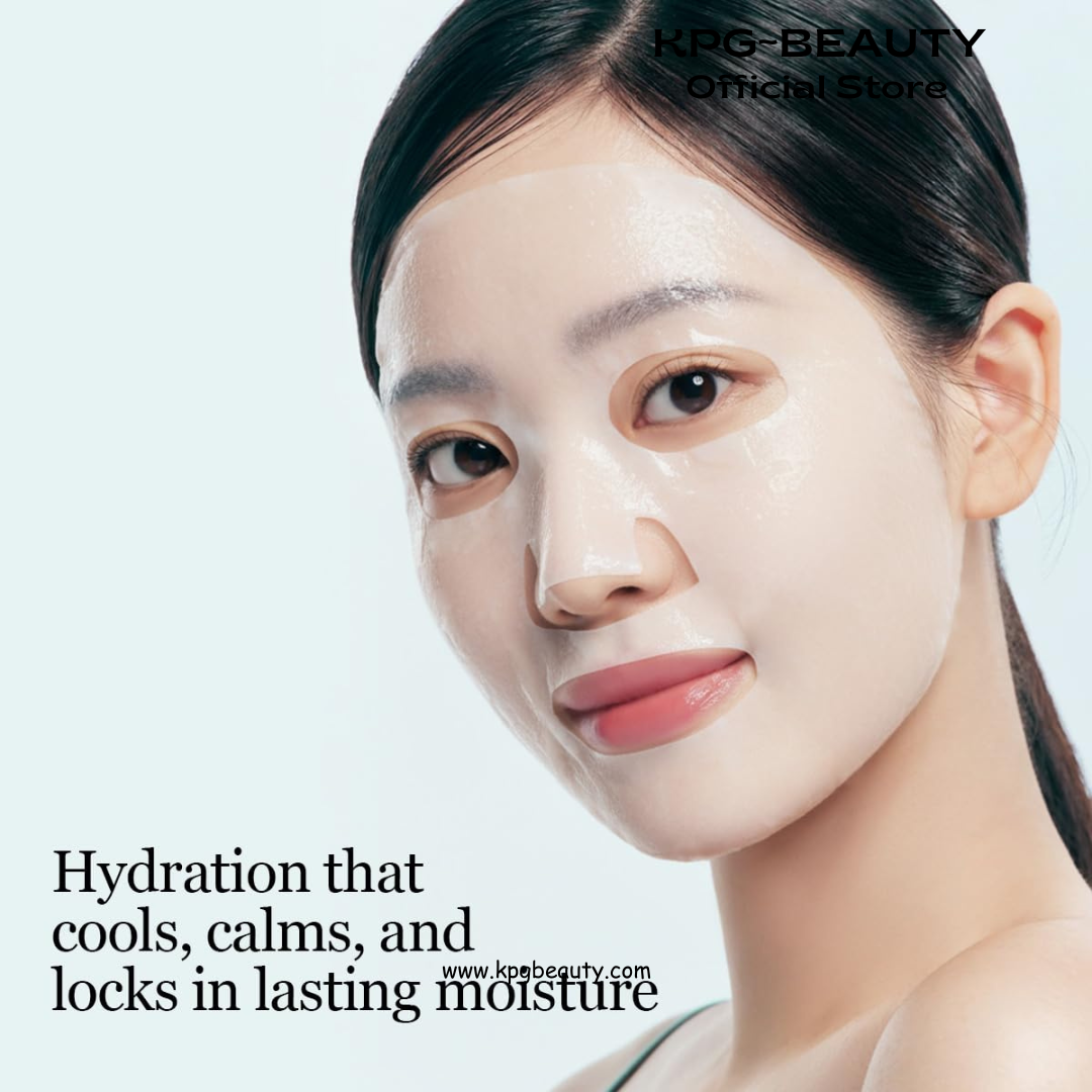 ROUND LAB 1025 Water Gel Hydration Mask(10) | Hydration locking, Cooling, Rejuvenating, Easy layering, Unscented for sensitive skin (10MASKS) Round Lab