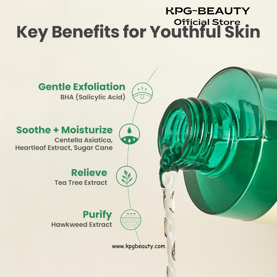 AXIS-Y Daily Purifying Treatment Toner with Salicylic Acid & Centella Asiatica - Pore Minimizer, Oil Control & Blemish Treatment Face Exfoliator - Vegan Korean Skin Care BHA Toner (6.76 fl. oz.) AXIS-Y