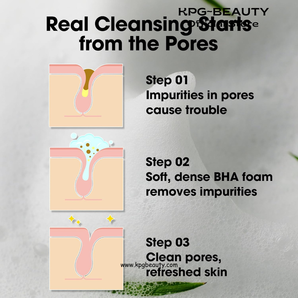 SOME BY MI AHA BHA PHA 30 Days Miracle Acne Clear Foam – 3.38oz, 100ml – Korean Acne Face Wash for Smooth & Clear Skin – Salicylic Acid Cleanser for Exfoliation & Sebum Control – Korean Skin Care Some By MI