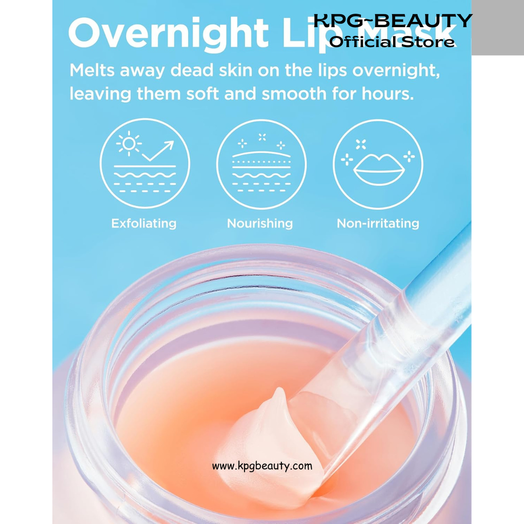 TOCOBO Vita Glazed Lip Mask – Vegan Overnight Lip Sleeping Mask for Dry, Chapped Lips | PHA (Lactobionic Acid) Gentle Exfoliation | Non-Sticky Glazed Balm, Korean Skincare, 0.68 oz Tocobo