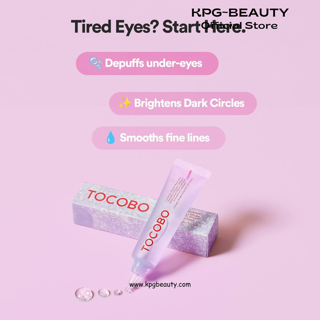 TOCOBO Korean Skincare COLLAGEN BRIGHTENING EYE GEL CREAM 30ml Tocobo